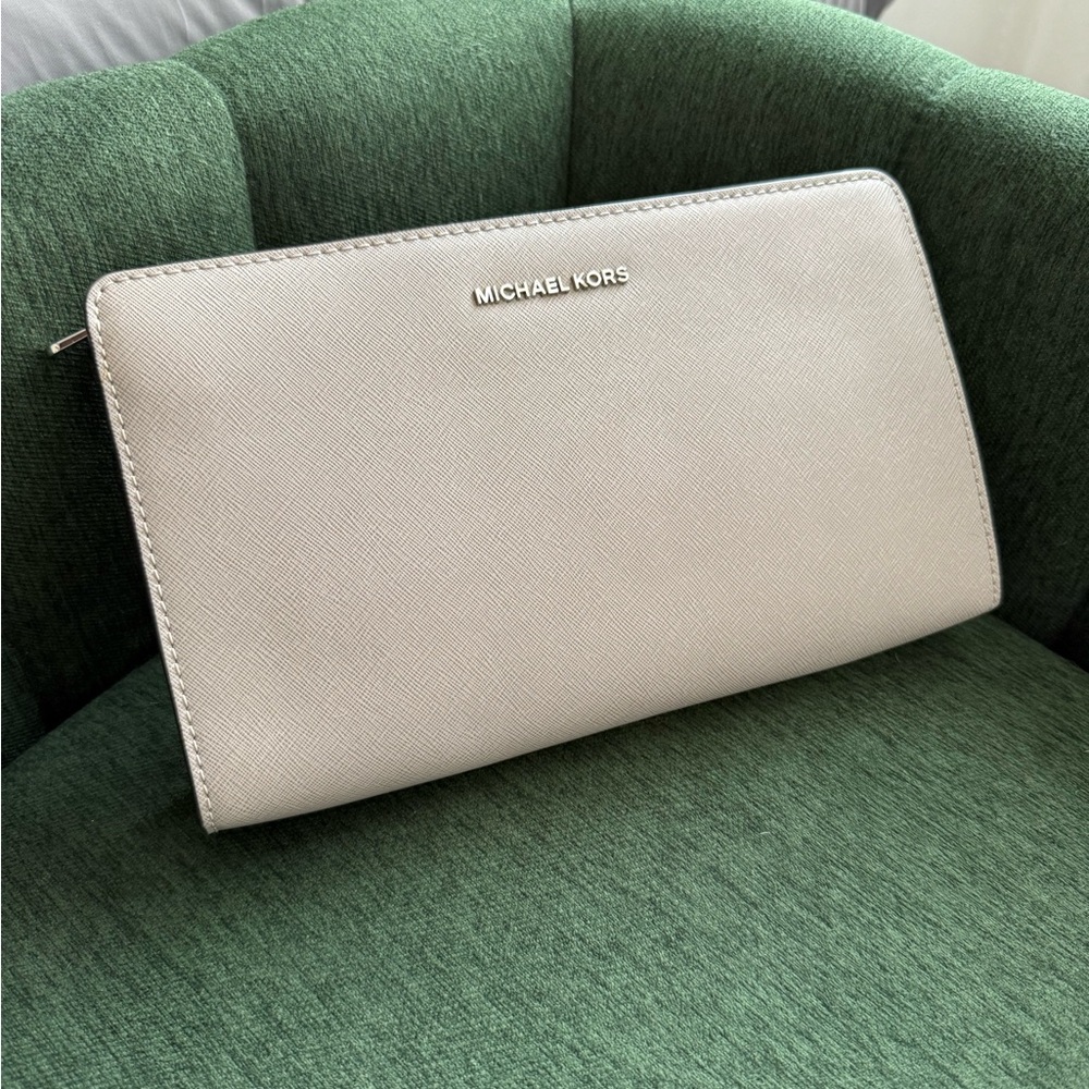 *SOLD on FB* Michael Kors Gray Clutch Crossbody